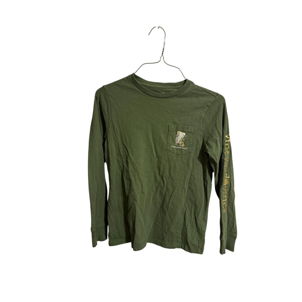 Vineyard vines, long sleeve green St. Patrick’s Day shirt